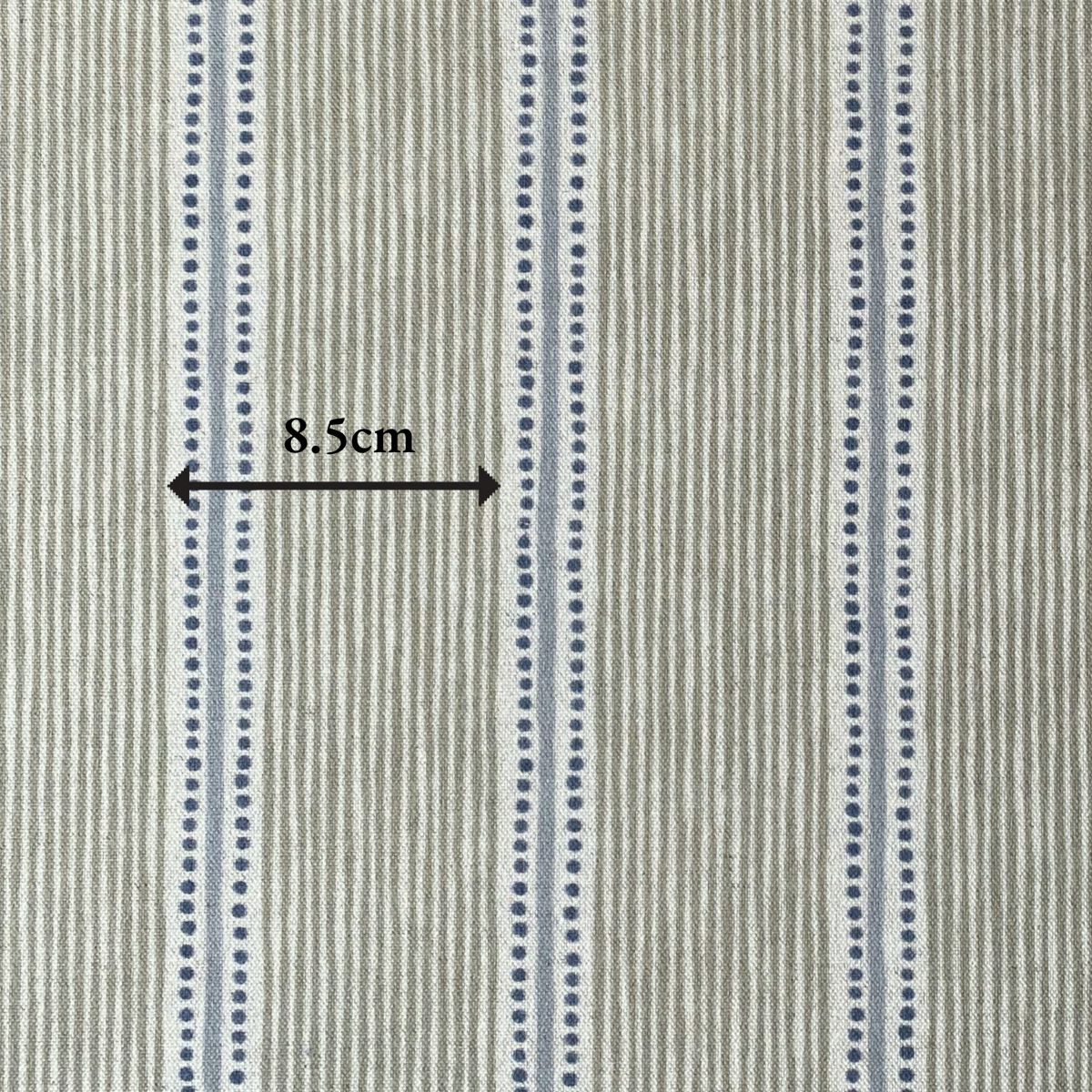 Extra Wide Avebury Stripe Fabric Sage & Indigo