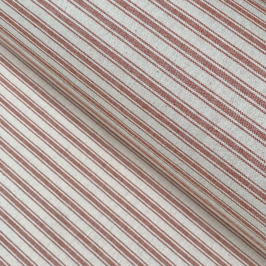 Extra Wide Hector Brick Fabric