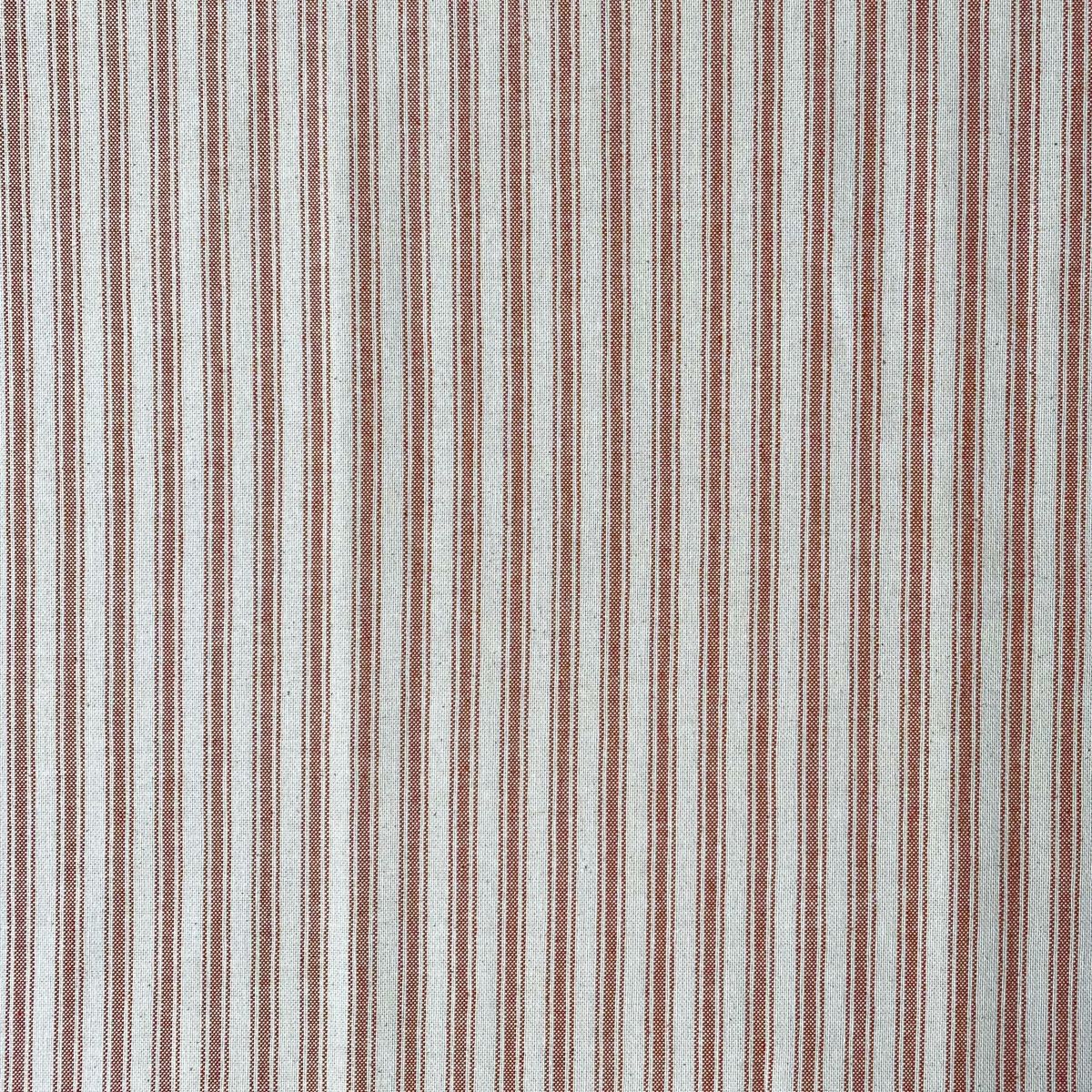 Extra Wide Hector Ticking Stripe - Brick - Image 2