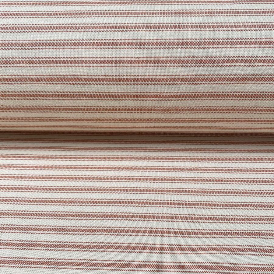 Extra Wide Hector Brick Fabric