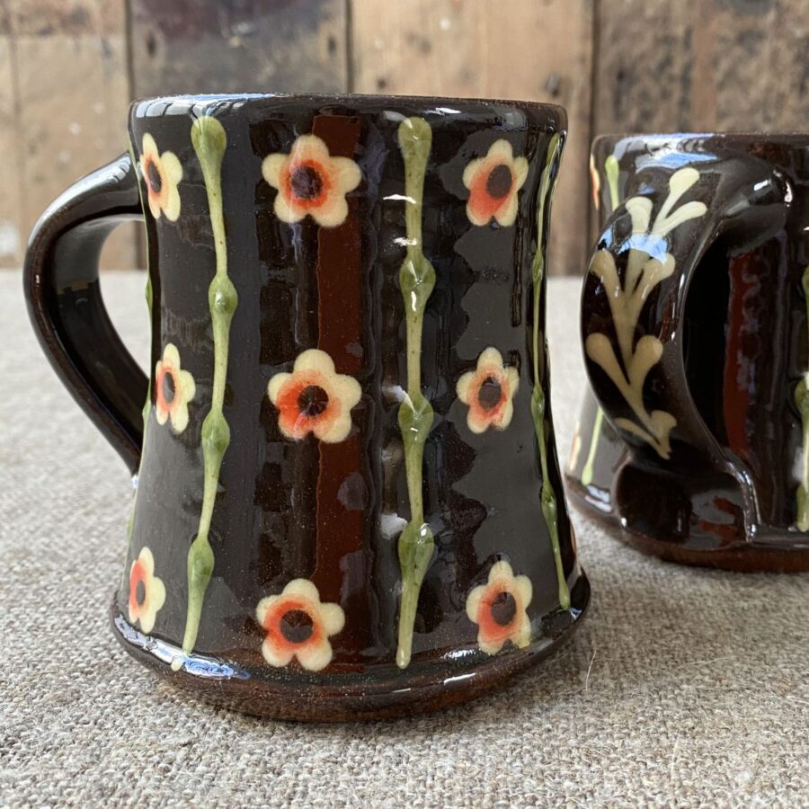 Paul Young Slipware Mug Black PYMBL