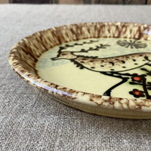 Paul Young Slipware Plate - Cream Stag PYSC - Image 3