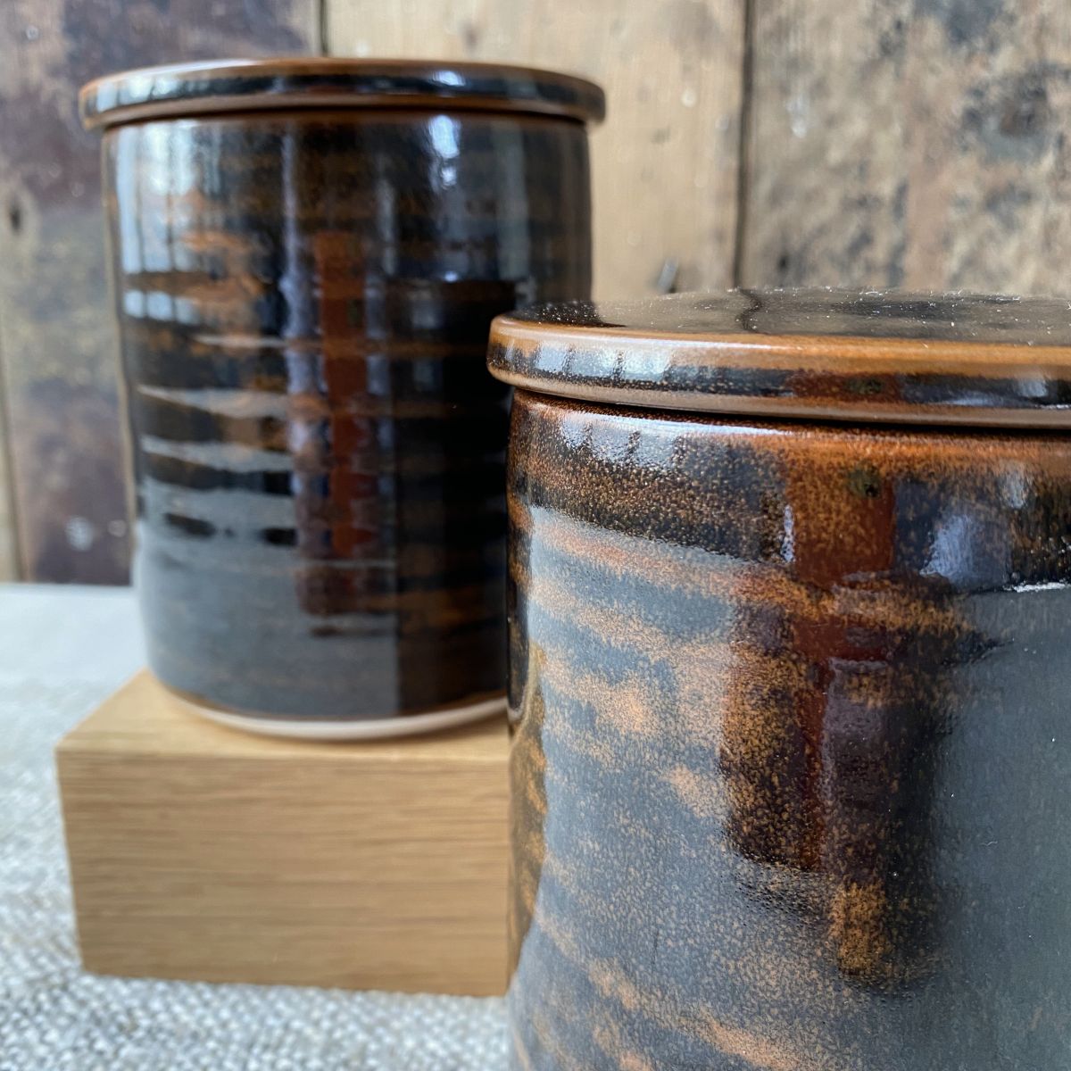 Stuart Houghton Tea Jar Tenmoku - Image 3