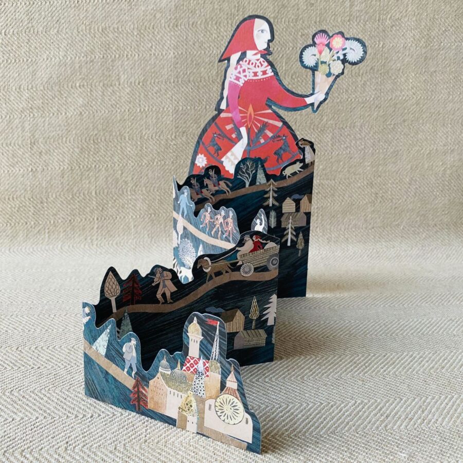Sarah Young Storyteller concertina Card