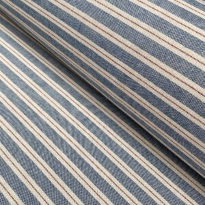 Extra Wide Striped Ticking Fabric Trophy Design