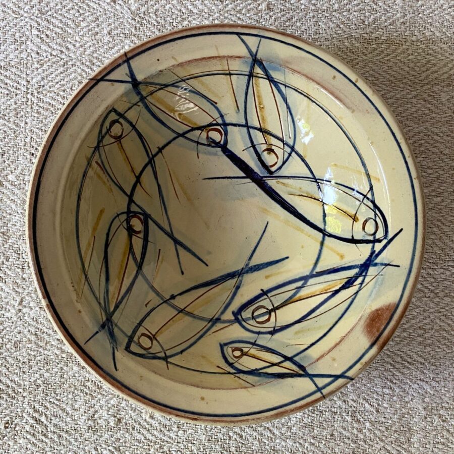 Jennifer Hall Slipware Pasta Bowl - Shoal JHPB1