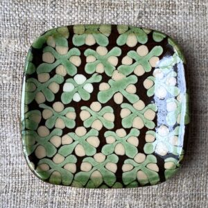 Patia Davis Biscuit Plate - Brown PABP - Image 2