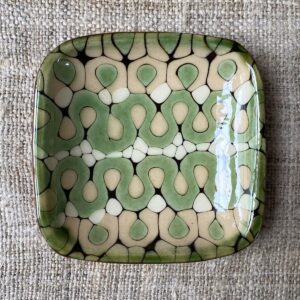 Patia Davis Biscuit Plate - Green PABP - Image 3