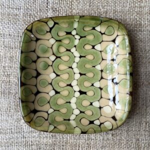 Patia Davis Biscuit Plate - Green PABP - Image 4