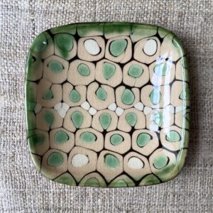 Patia Davis Biscuit Plate - Green PABP - Image 5
