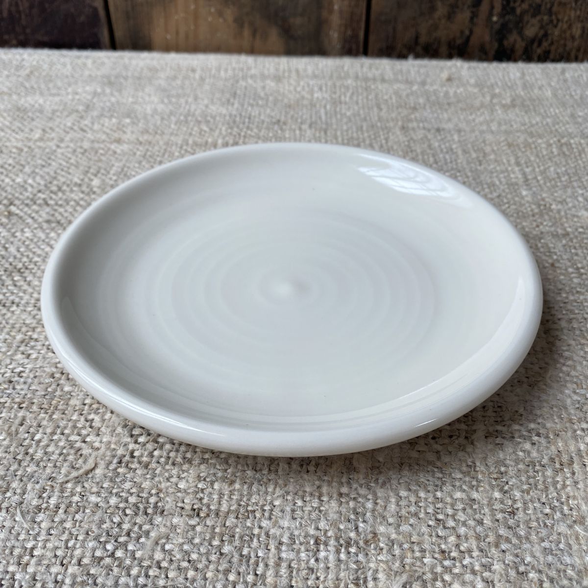Stuart Houghton Side Plate Soft White - Image 2