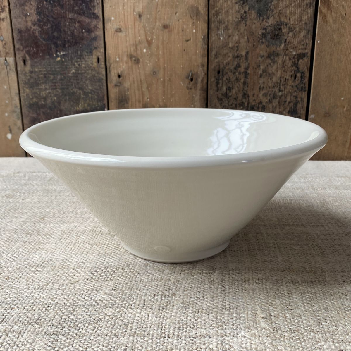 Stuart Houghton Very Large Bowl Soft White - Image 4