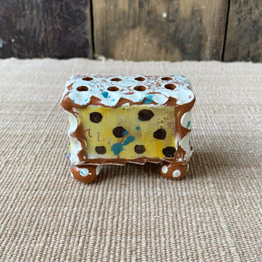 Sarah Monk Teeny Ceramic Flower Brick