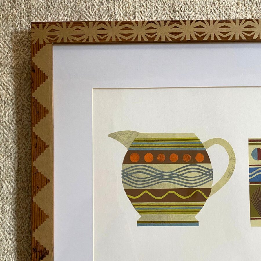 Marion Elliot Papercut Collage - Decorating Mochaware 1