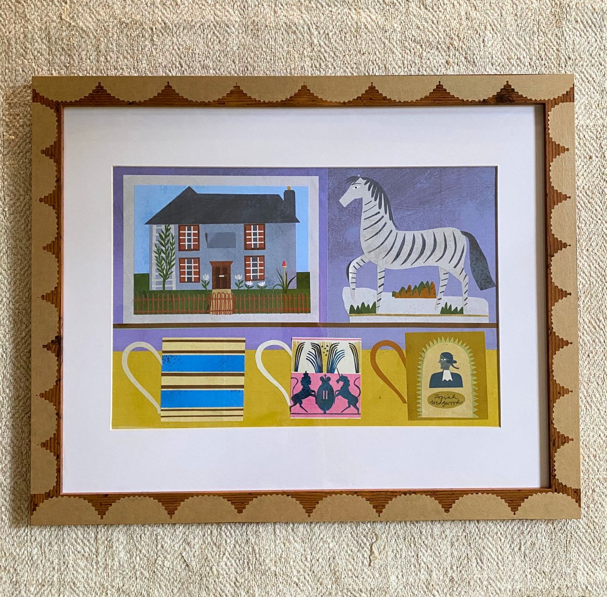 Marion Elliot Papercut Collage - At the Fry Gallery 1 - Image 2