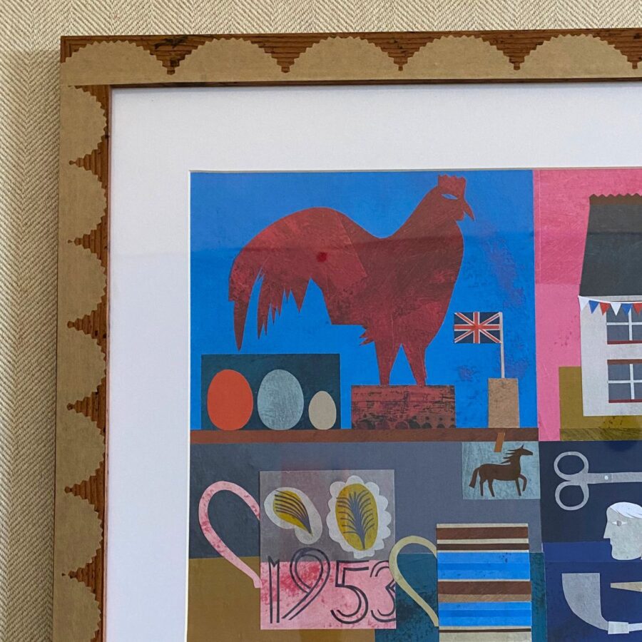 Marion Elliot Papercut Collage - At the Fry Gallery 2