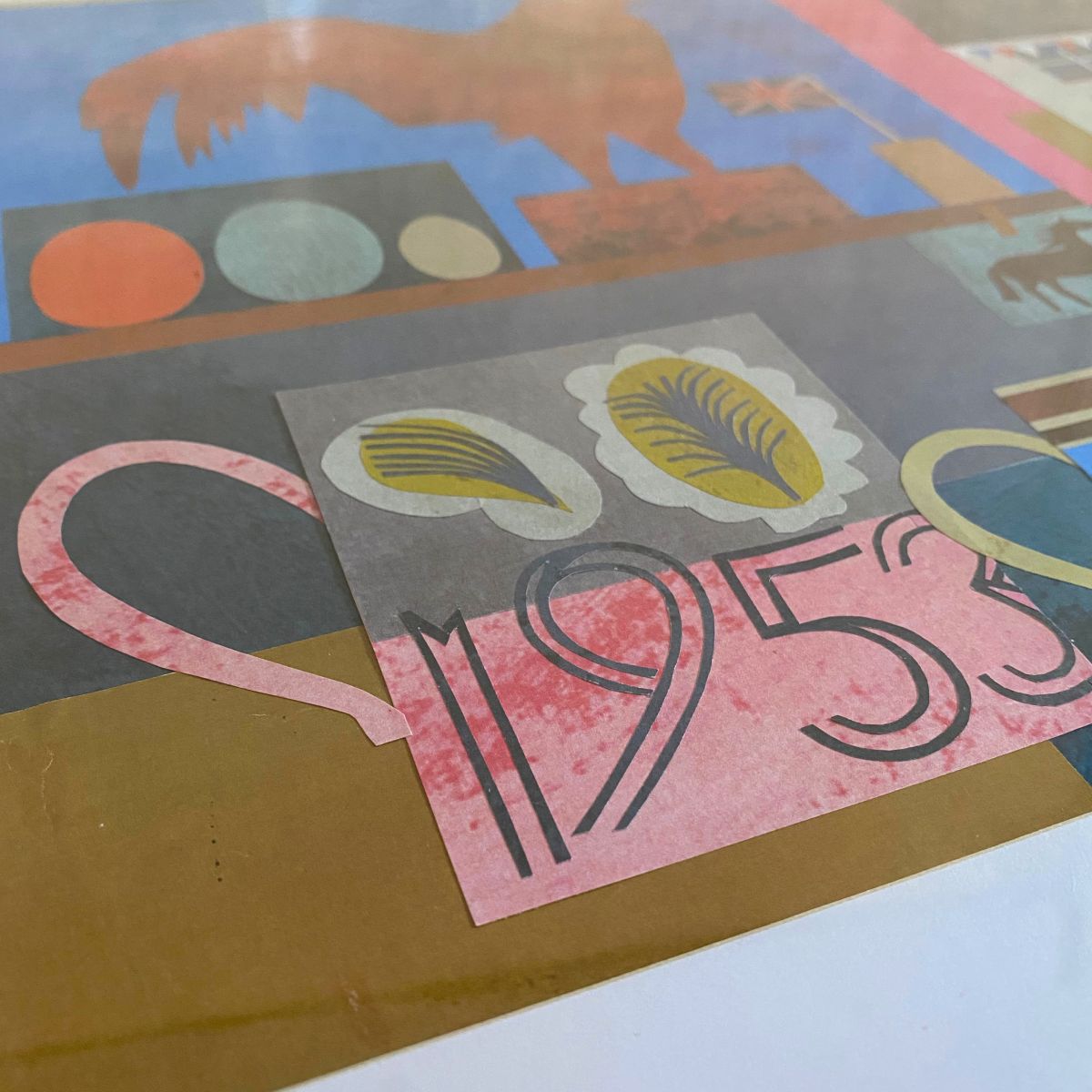 Marion Elliot original papercut collage