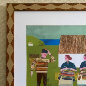 Marion Elliot Papercut Collage - The Fairisle Knitters - Image 3