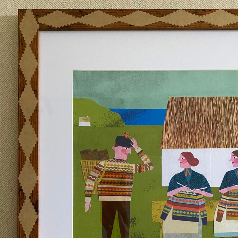 Marion Elliot Papercut Collage - The Fairisle Knitters