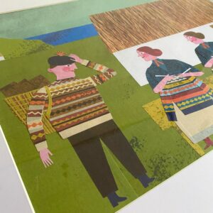 Marion Elliot Papercut Collage - The Fairisle Knitters - Image 4