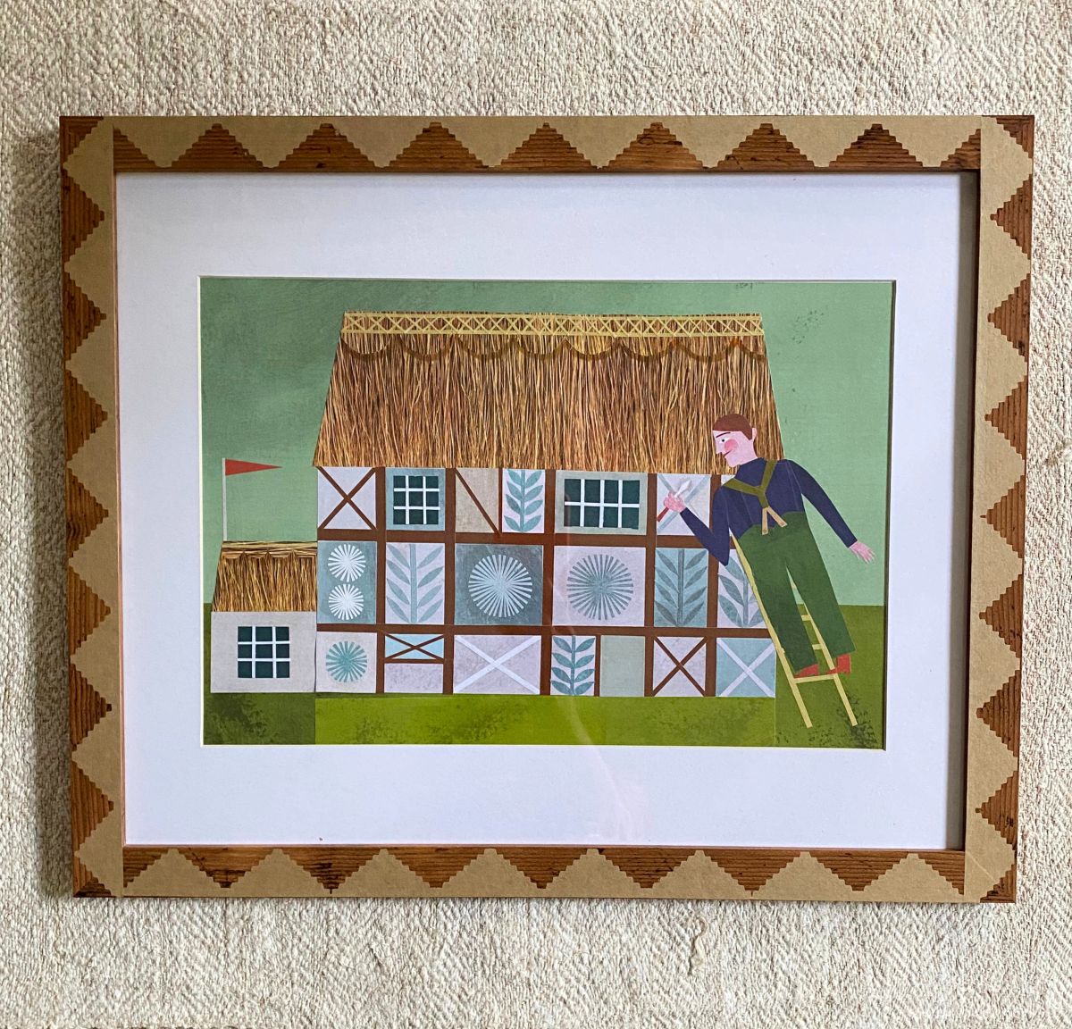 Marion Elliot colourful papercut collage design