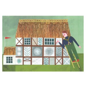 Marion Elliot colourful papercut collage design
