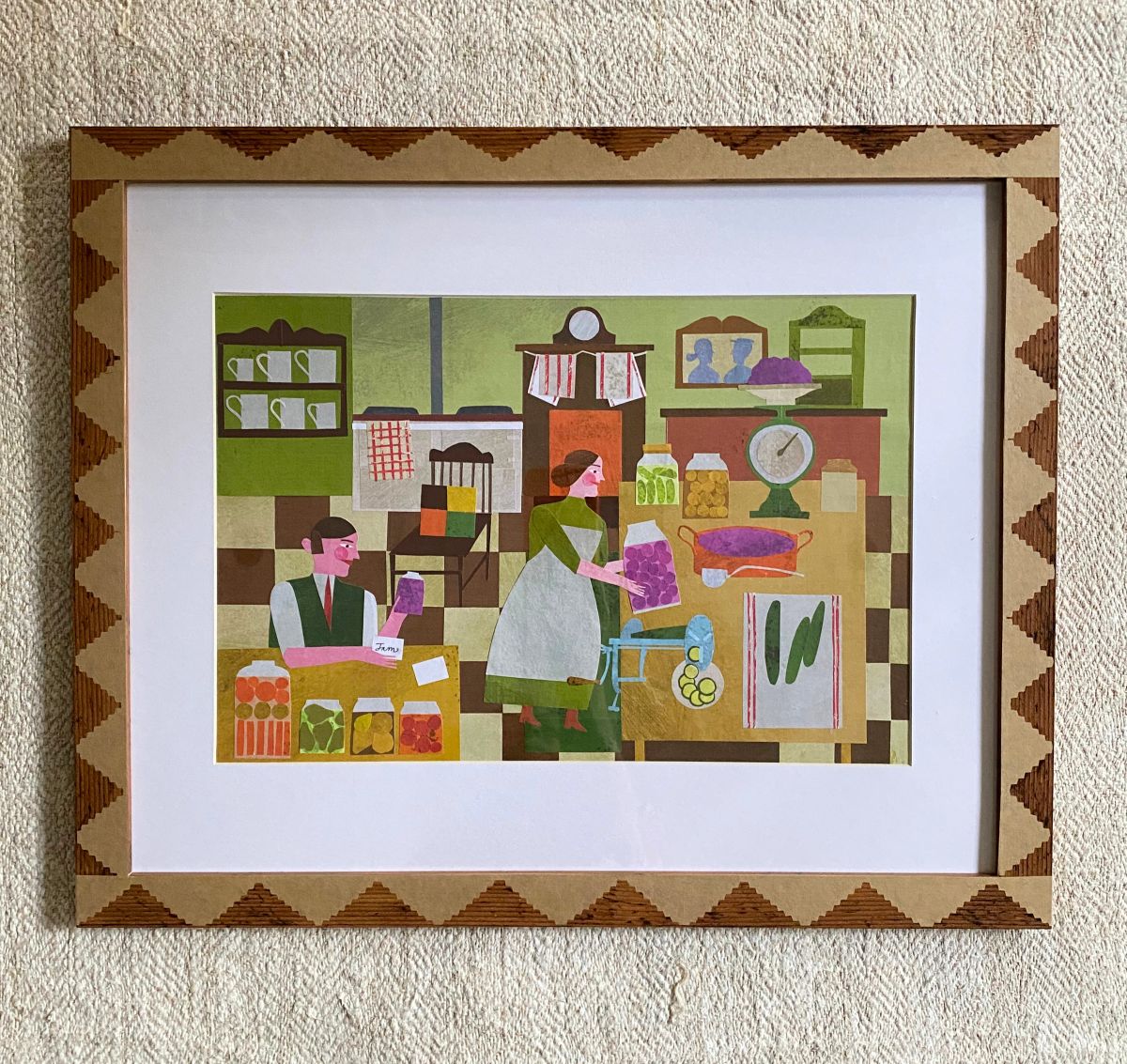 Marion Elliot colourful papercut collage design