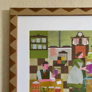 Marion Elliot colourful papercut collage design