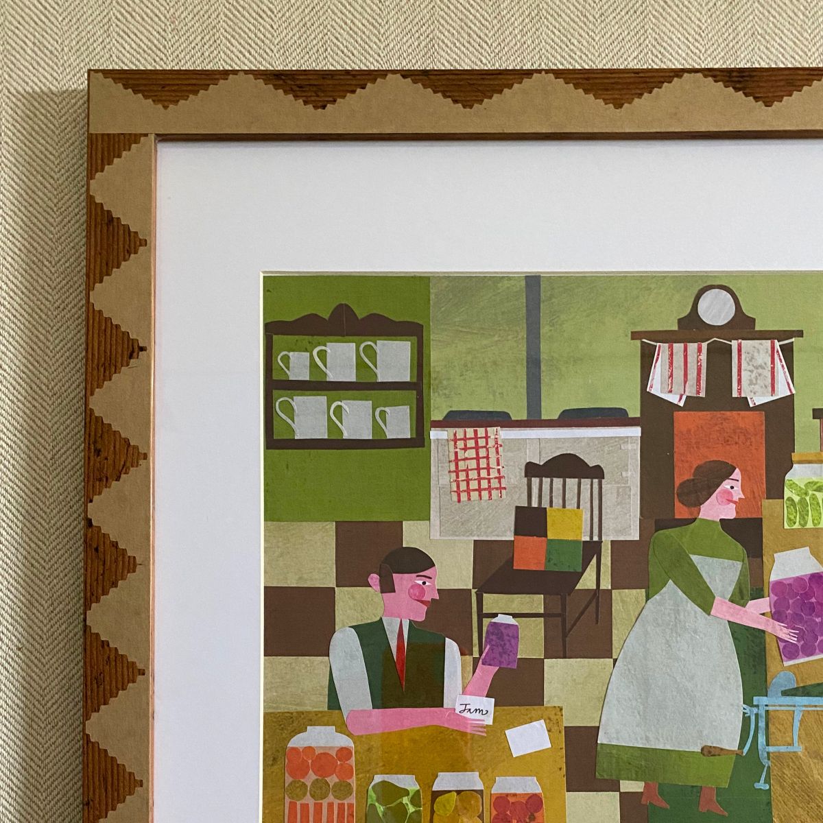 Marion Elliot colourful papercut collage design
