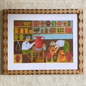 Marion Elliot colourful papercut collage design