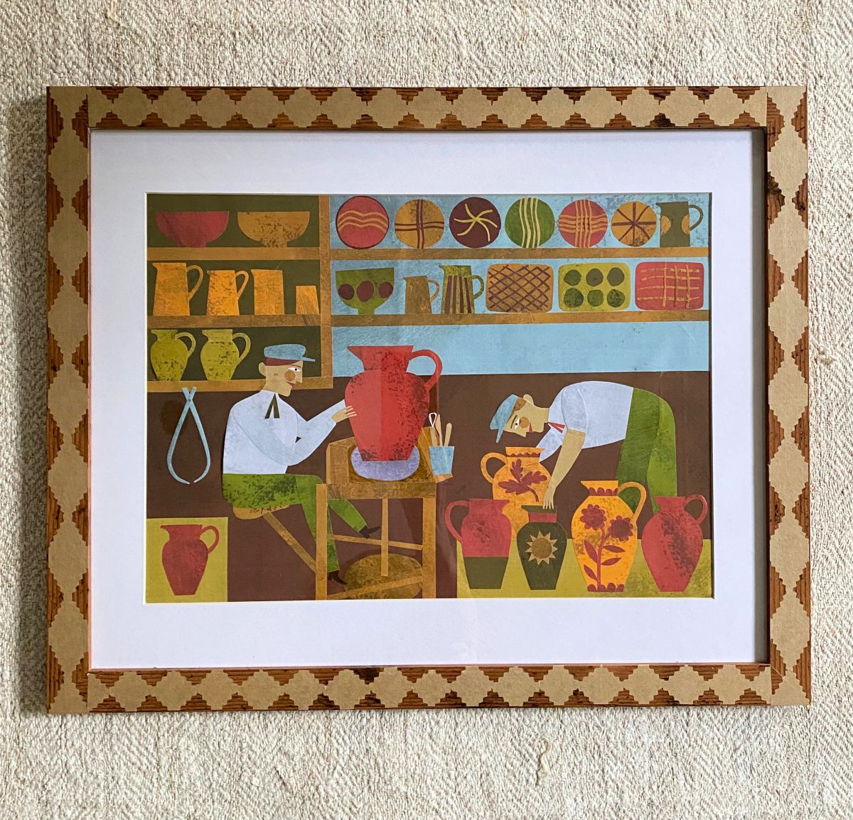 Marion Elliot colourful papercut collage design