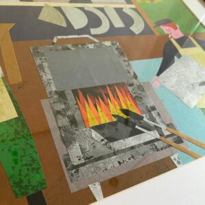 Marion Elliot colourful papercut collage design