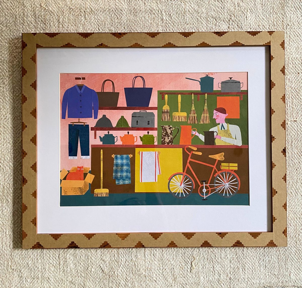 Marion Elliot colourful papercut collage design