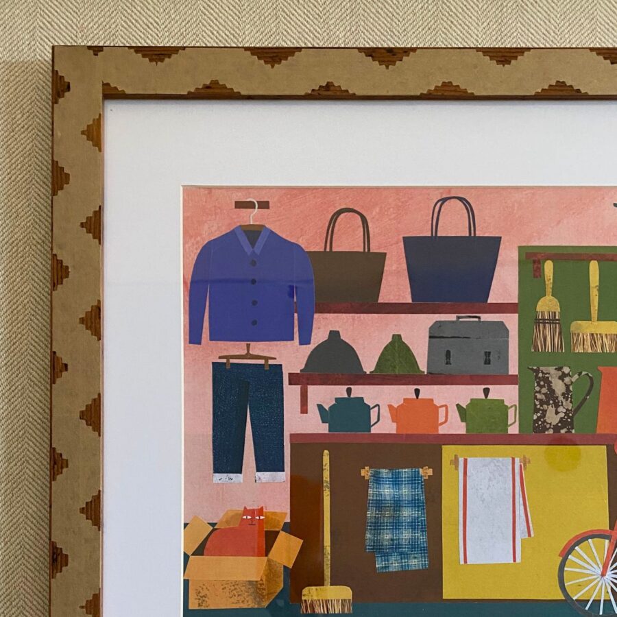 Marion Elliot colourful papercut collage design