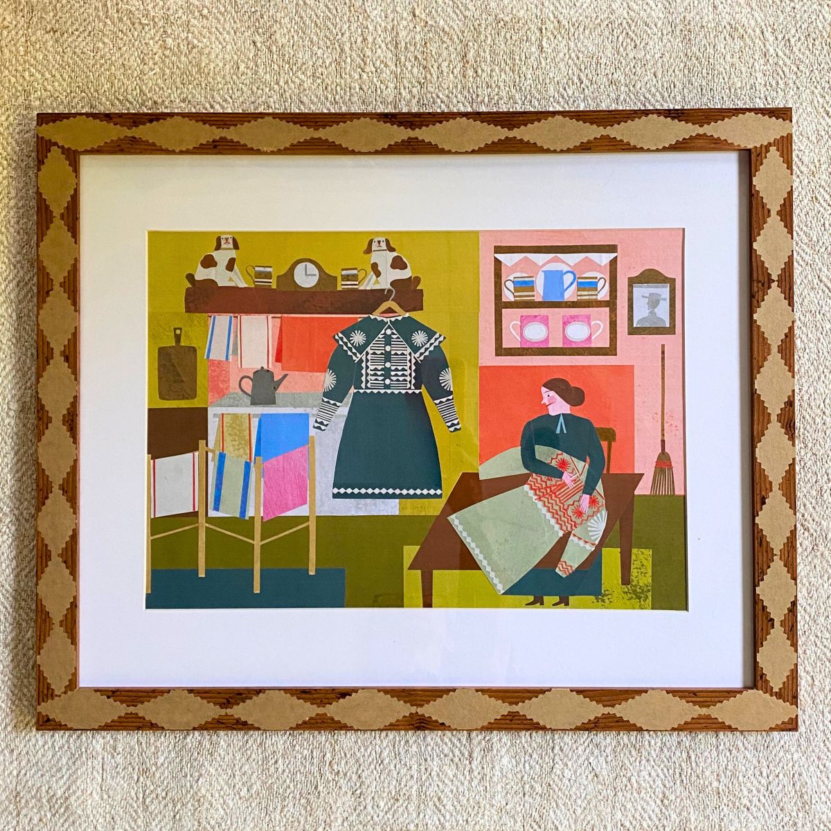 Marion Elliot Papercut Collage - The Smock Maker - Image 2