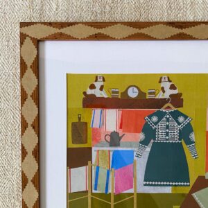 Marion Elliot original papercut collage
