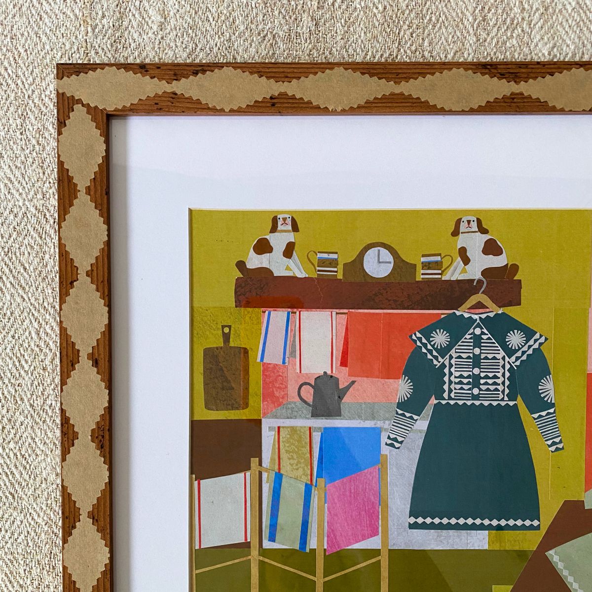 Marion Elliot original papercut collage
