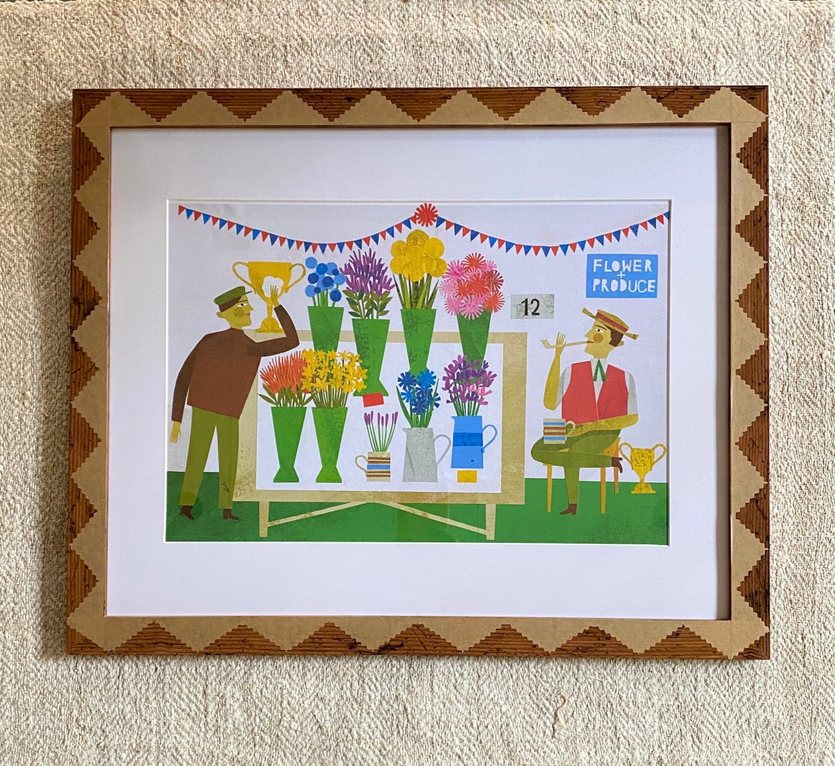 Marion Elliot original papercut collage
