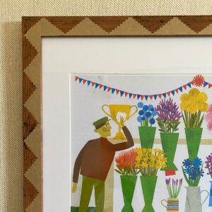 Marion Elliot Papercut Collage - At the Flower & Produce Show - Image 3