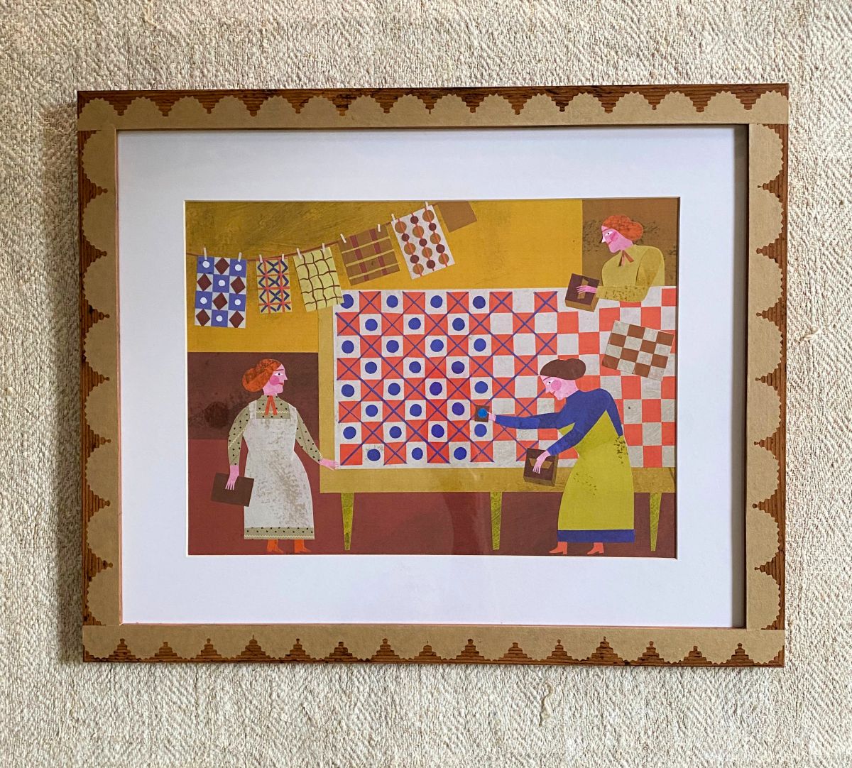 Marion Elliot original papercut collage