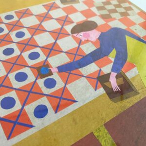 Marion Elliot Papercut Collage - At the Block Printers - Image 4