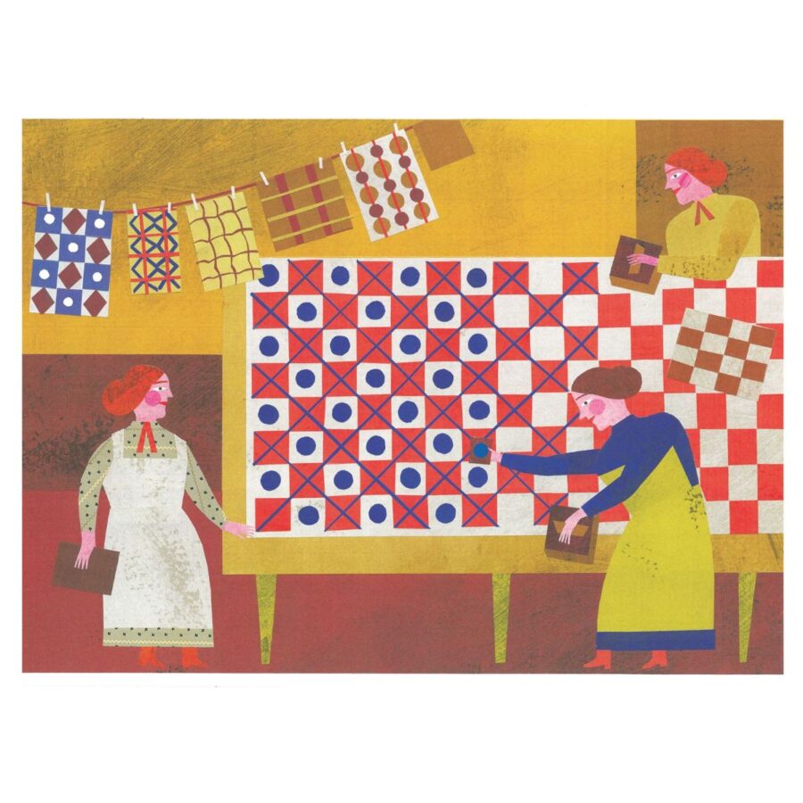 Marion Elliot original papercut collage
