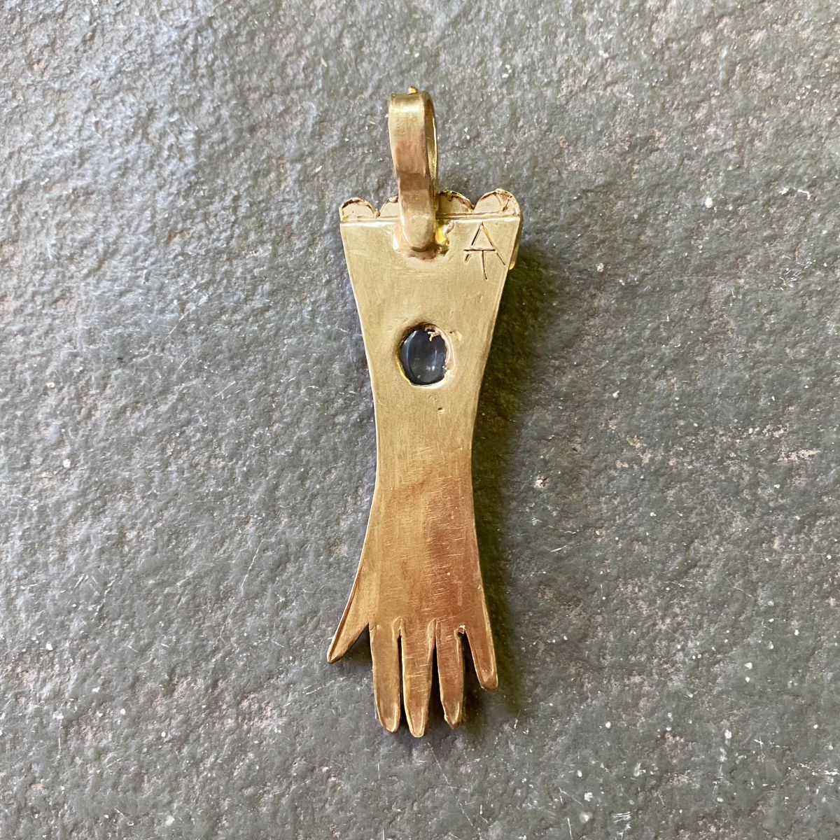 Ann Taylor Brass Pendant Glove