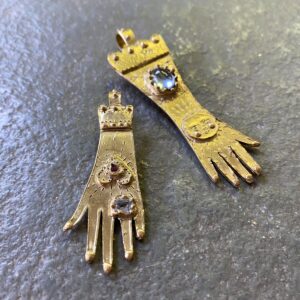 Ann Taylor Brass Pendant Glove