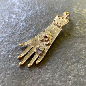 Ann Taylor Brass Jewellery Glove