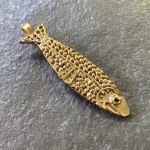 Ann Taylor Brass Jewellery Pendant Fish