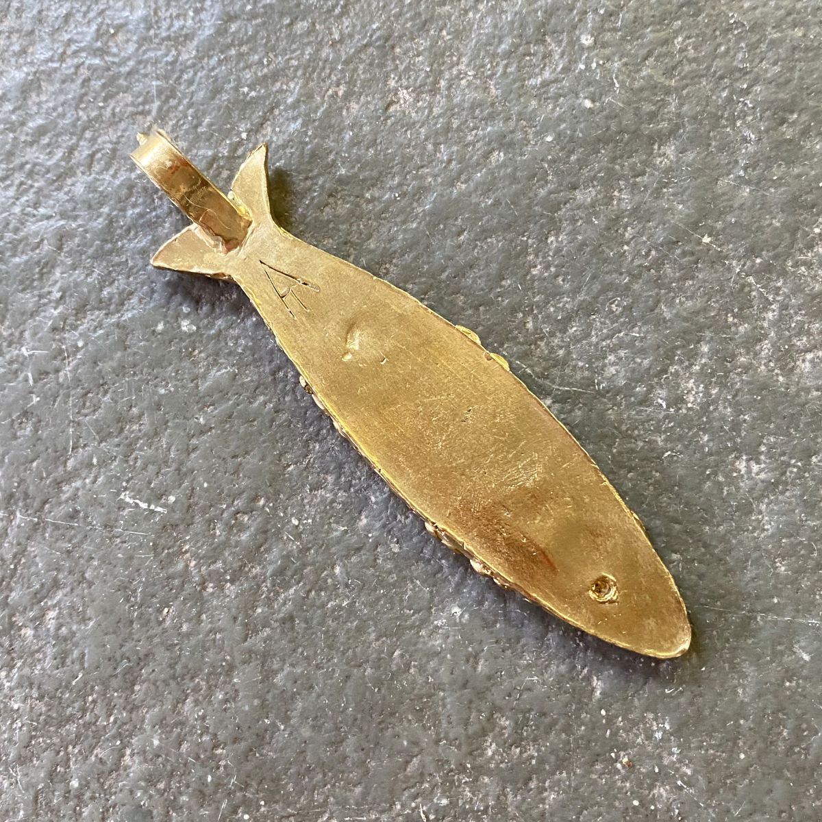 Ann Taylor Brass Jewellery Pendant Fish