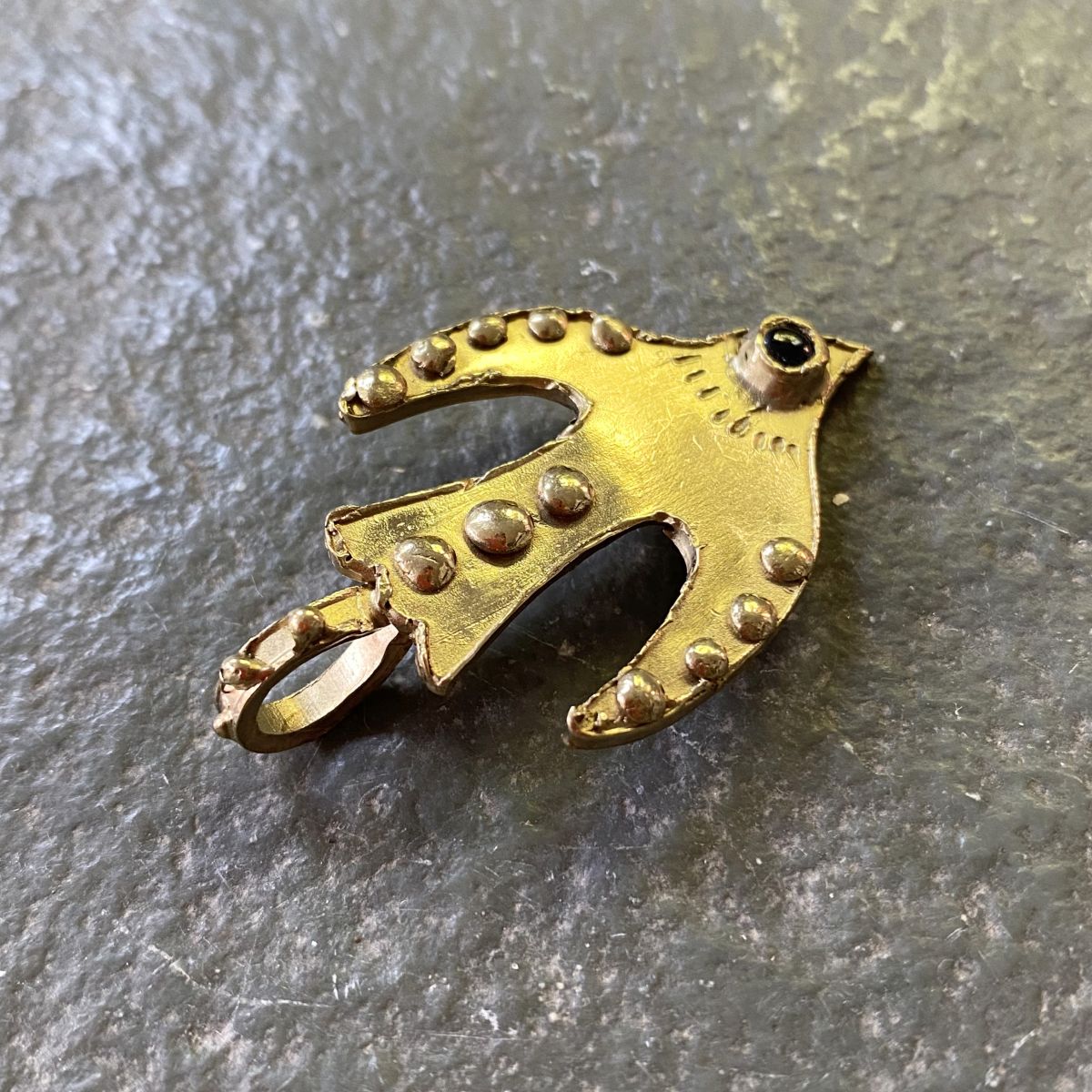 Ann Taylor Brass Jewellery Pendant Sun