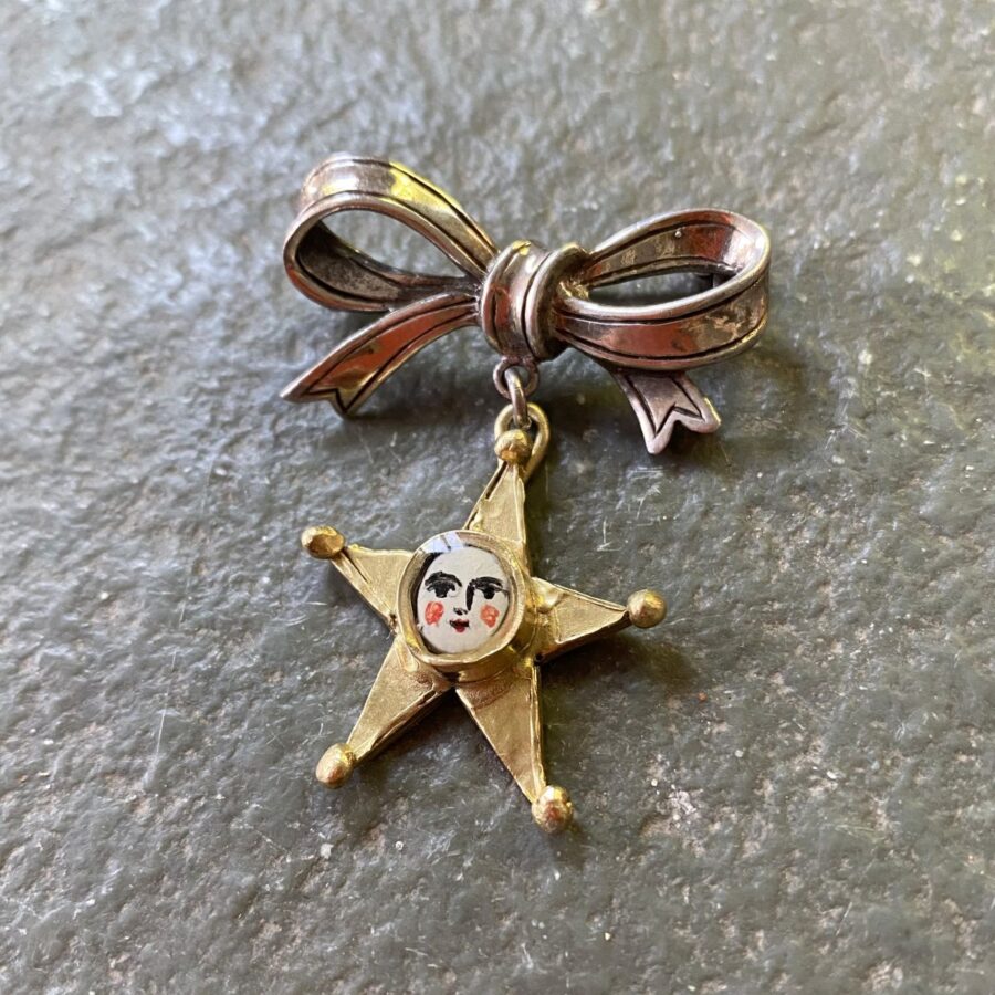 Ann Taylor Brass Jewellery Brooch Star