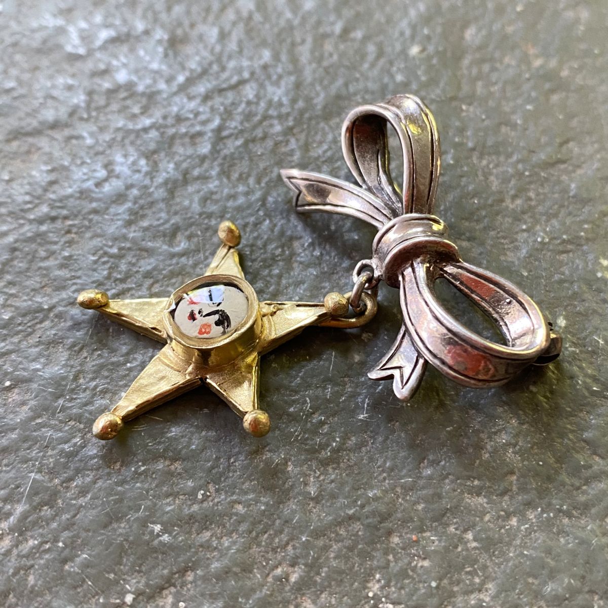 Ann Taylor Brass Jewellery Brooch Star